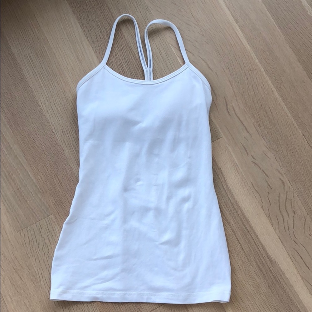 Lululemon workout tank w built in cups sz0
